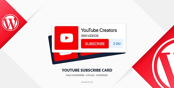 YouTube Subscribe Card